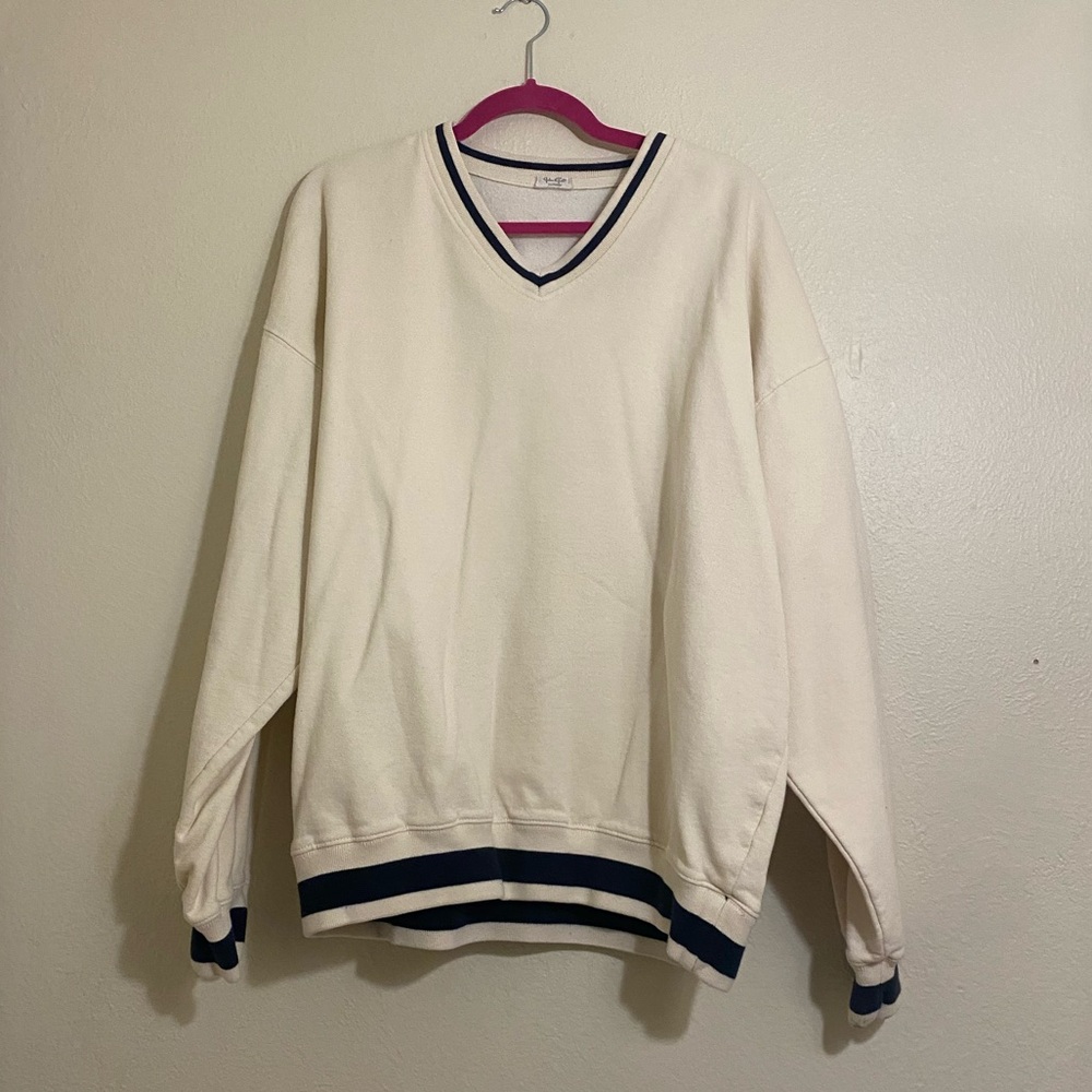 brandy melville, john galt cream crewneck